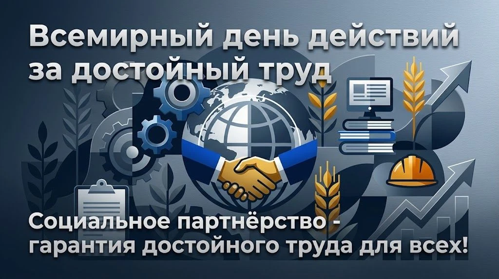 Сегодня отмечается Всемирный день действий за достойный труд 🗓