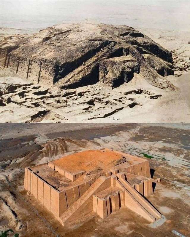 Зиккурат в Ираке, созданный шумерами