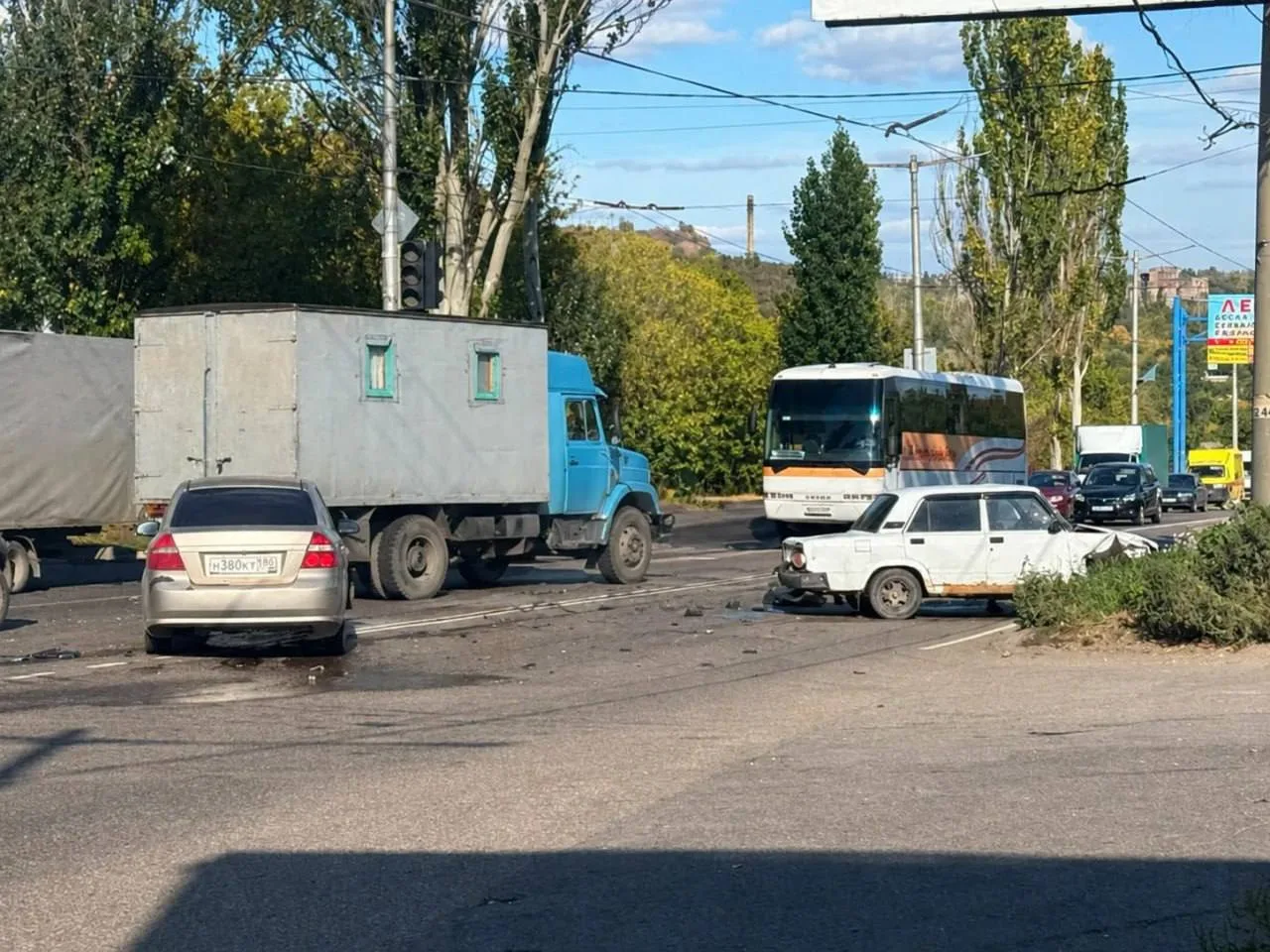 ДТП на Шоколаде в Макеевке.