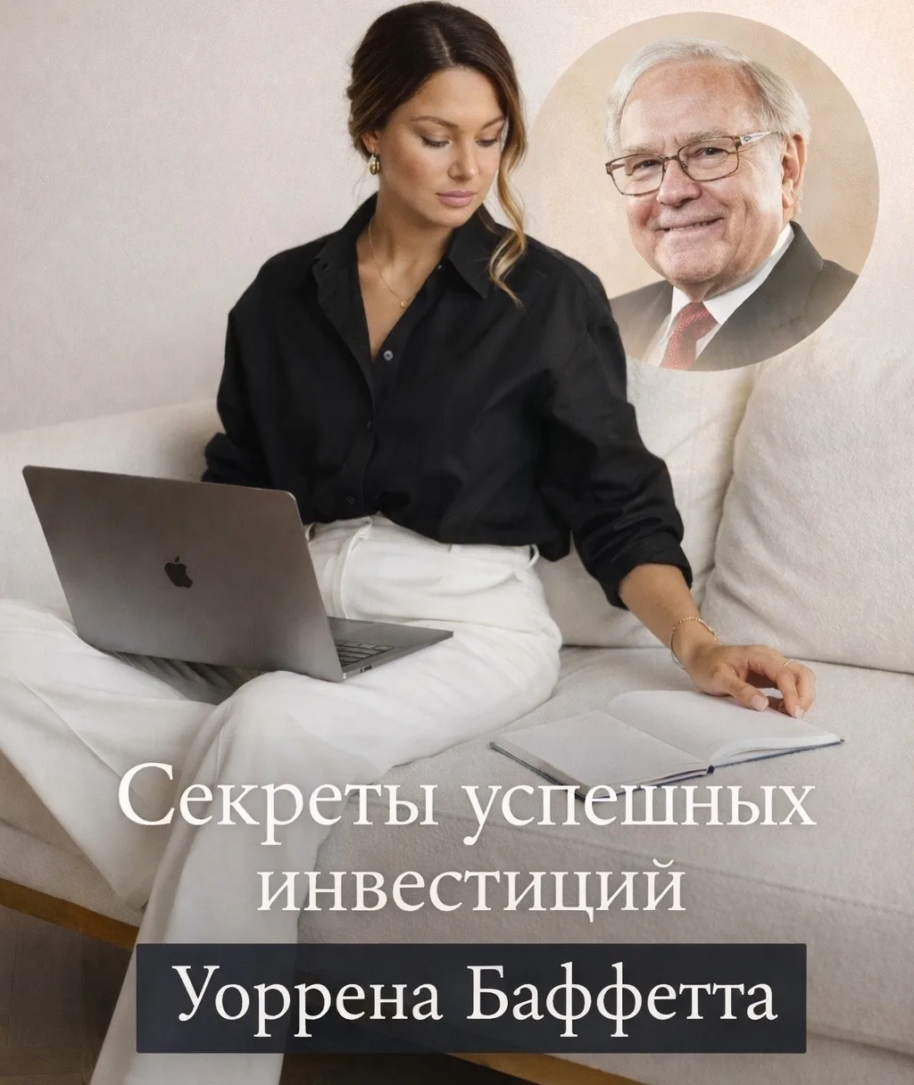 Секреты успешных инвестиций Уоррена Баффета 📈

Многие думают, что главный секрет Баффета — просто «