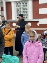 30 мая нашу обитель посетили воспитанники воскресной школы «Хрустальная рыбка» при Покр...