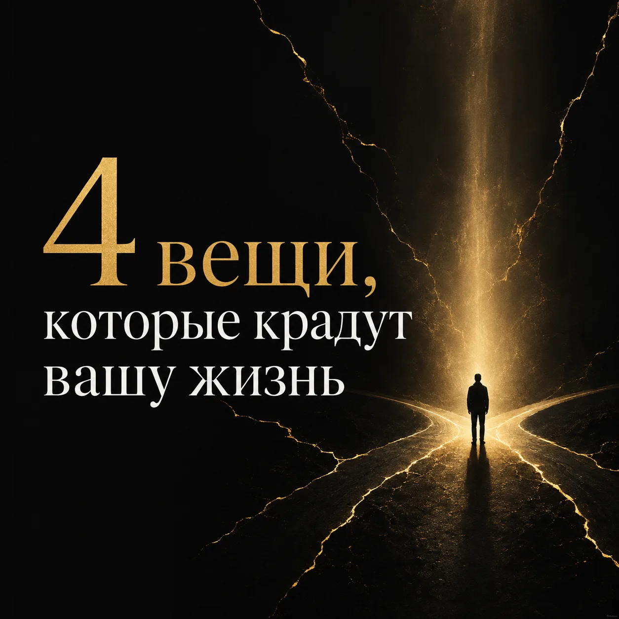 Четыре вещи, которые незаметно крадут вашу жизнь