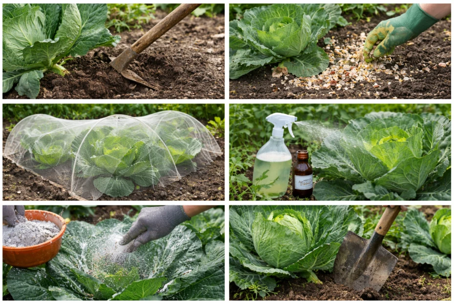 🥬 8 хитростей, чтобы вырастить крупные кочаны капусты и защитить их от вредителей Сохраняйте полезну