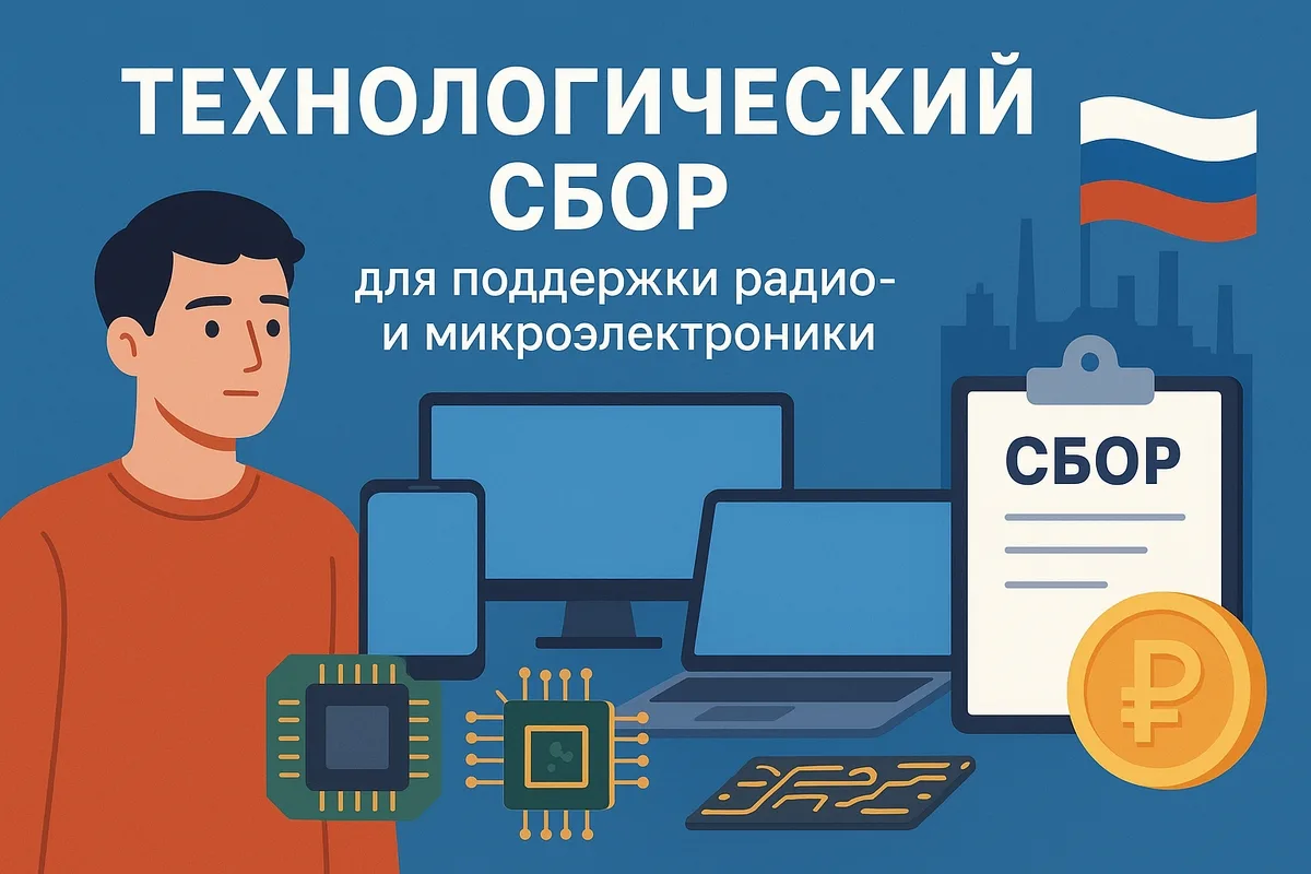 ⚡С 1 сентября 2026 года в Российской Федерации вводится технологический сбор.