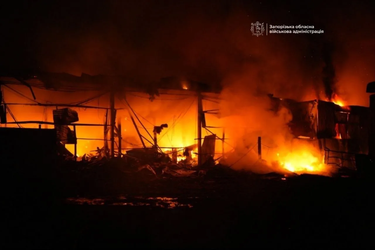 Армия России нанесла серию ударов по промышленным объектам Запорожья