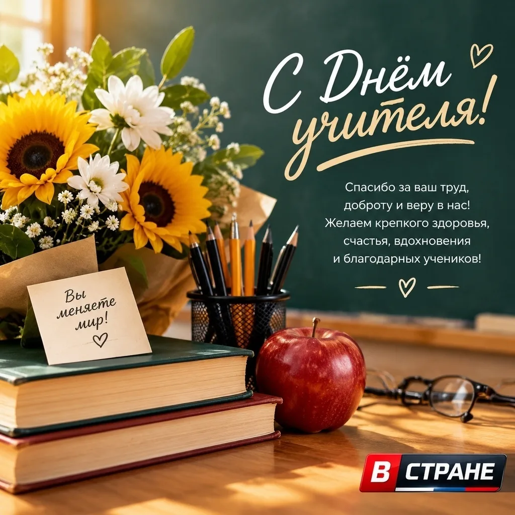 🍂🔔Сегодня в России отмечают День учителя!