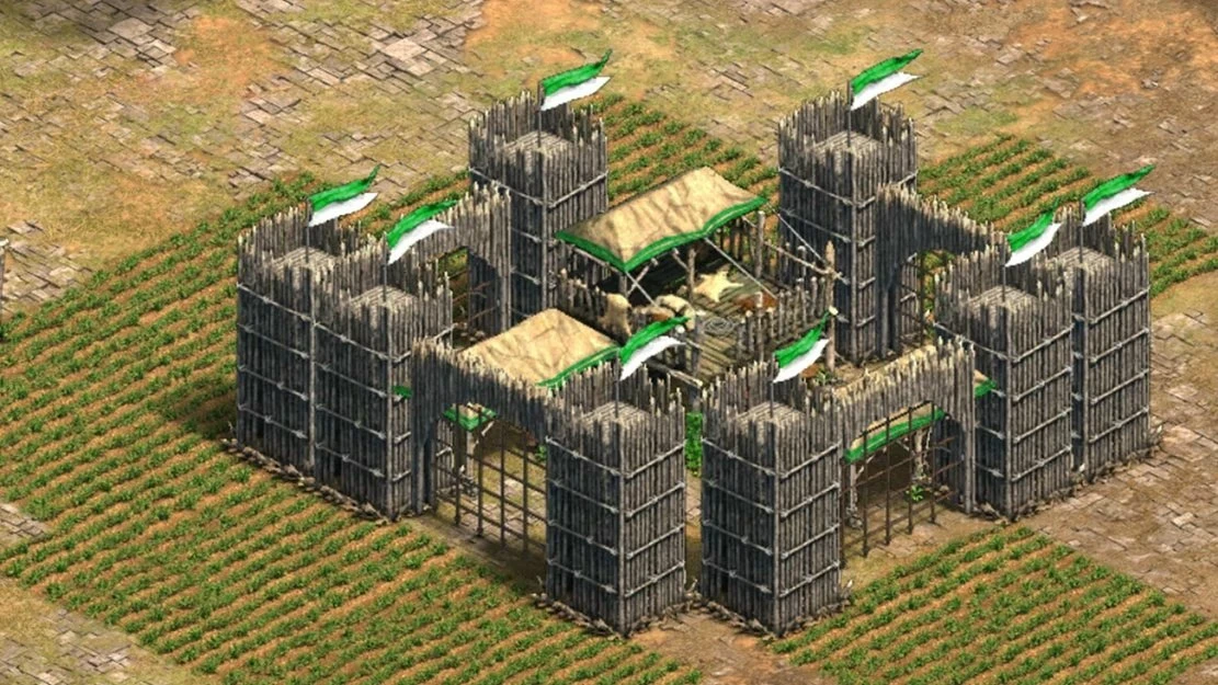 Новичок в Age of Empires 2 придумал «гениальную» защиту города — обнести ратушу четырьм...