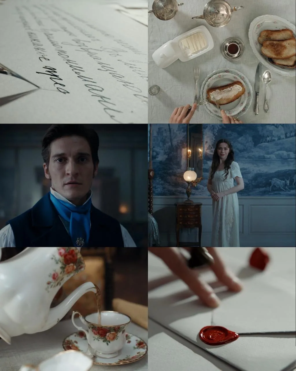 Красота в деталях 🪶🫖🕯

❤️ — если тоже в восторге от этой эстетики 

Смотри костюмированную сагу «