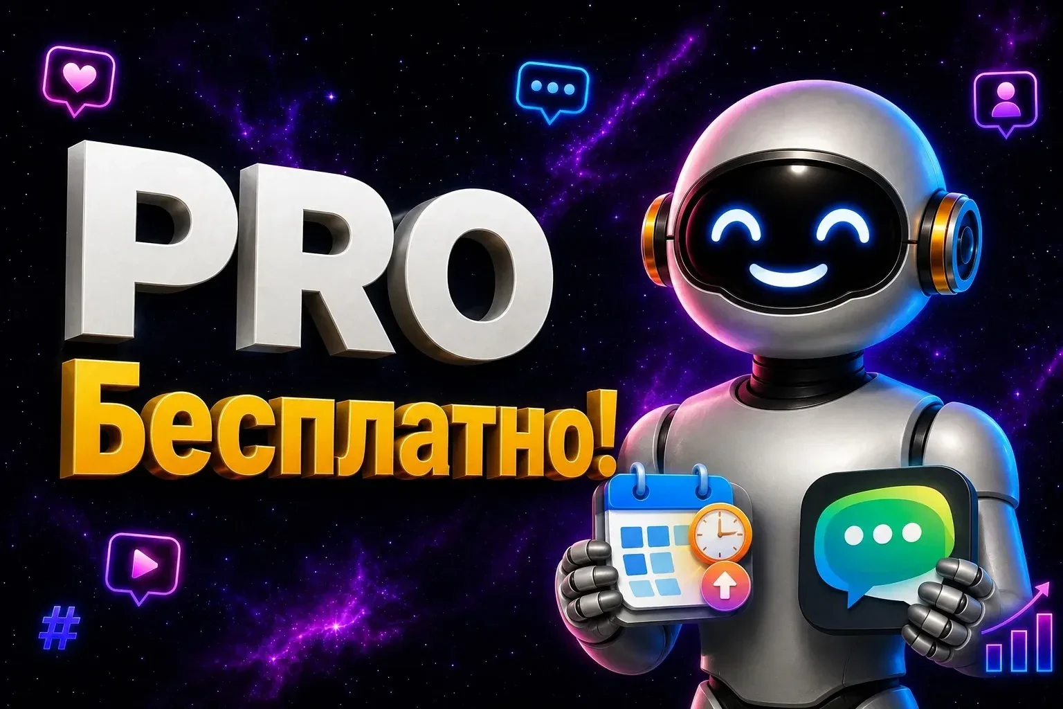 🎉 РОЗЫГРЫШ PRO — БЕСПЛАТНО!