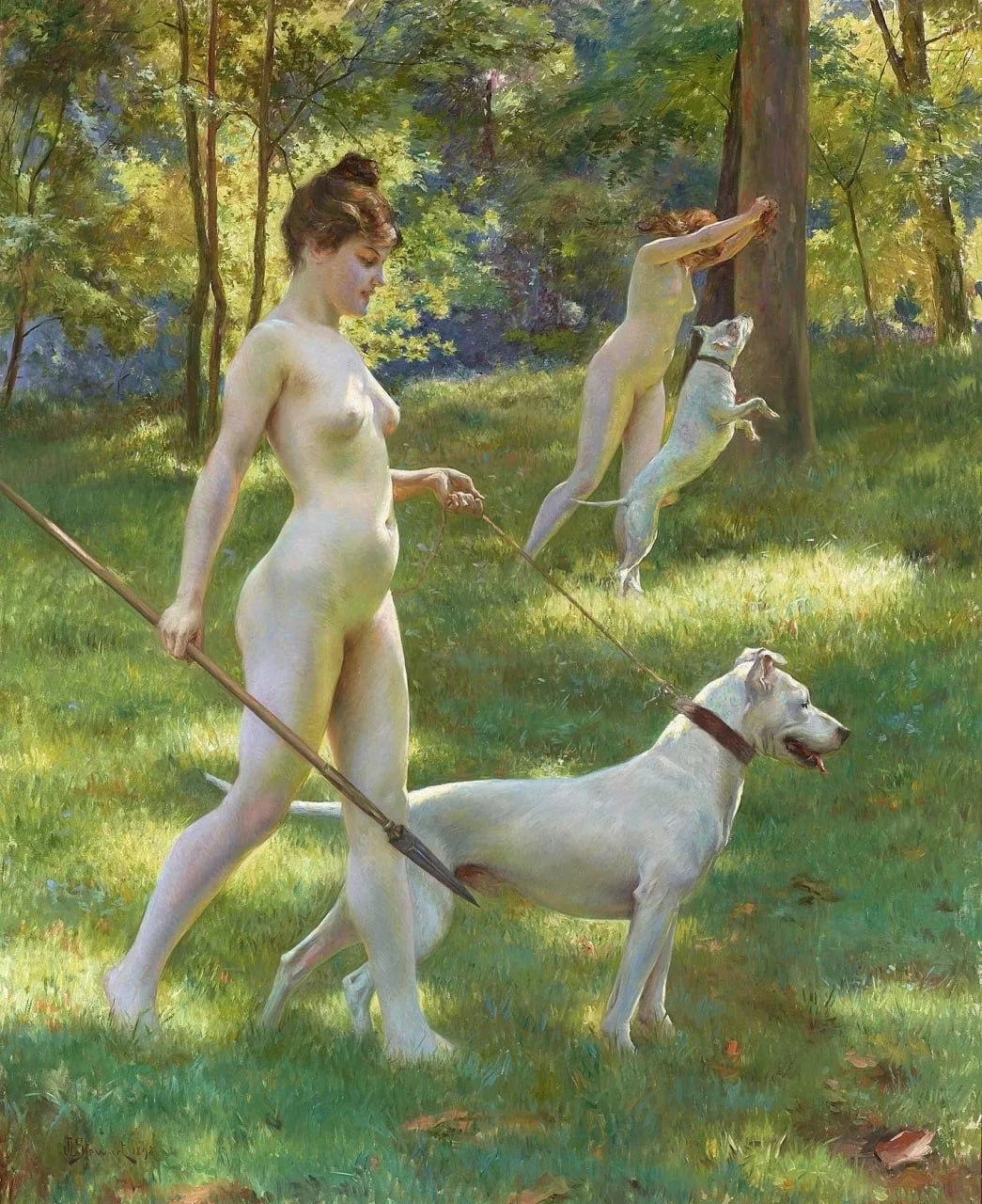 «Нимфы-охотницы»

Юлиус Леблан Стюарт, 1898

@mythology