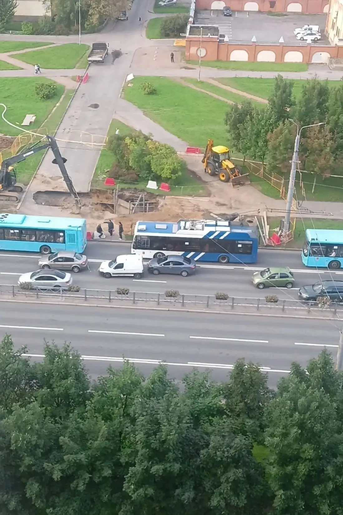 Только что на Ленинском проспекте.