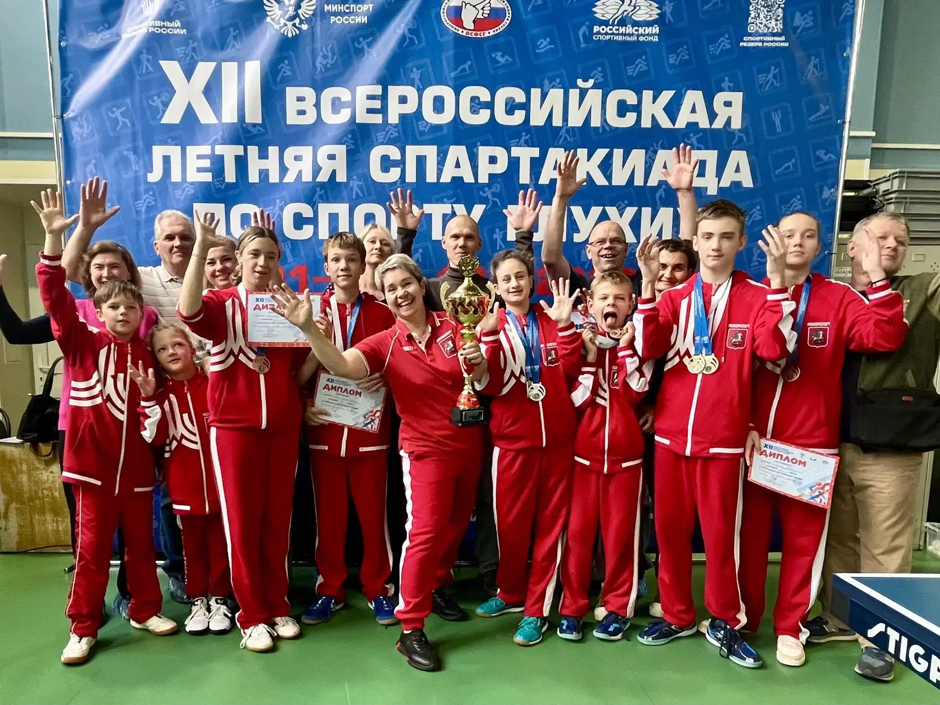 🎉 Блестящие результаты московских теннисистов по настольному теннису на Седьмой летней...