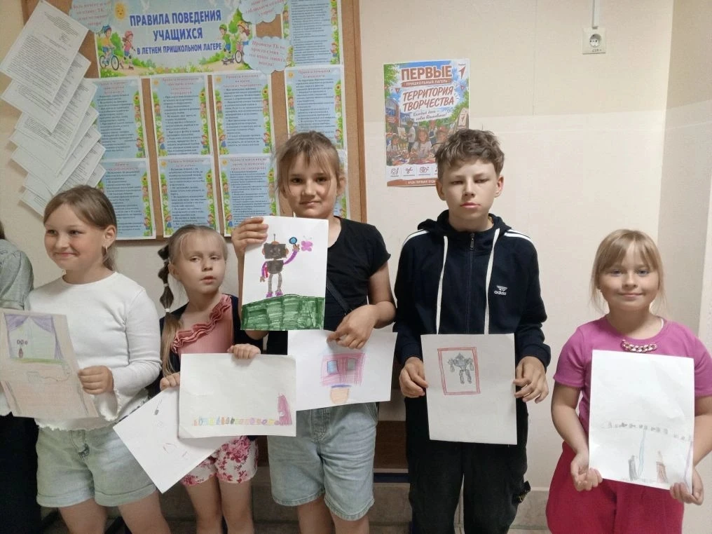 🎨 Космос, роботы и летающие дома: как прошёл конкурс «Я — изобретатель» в «Росинках»