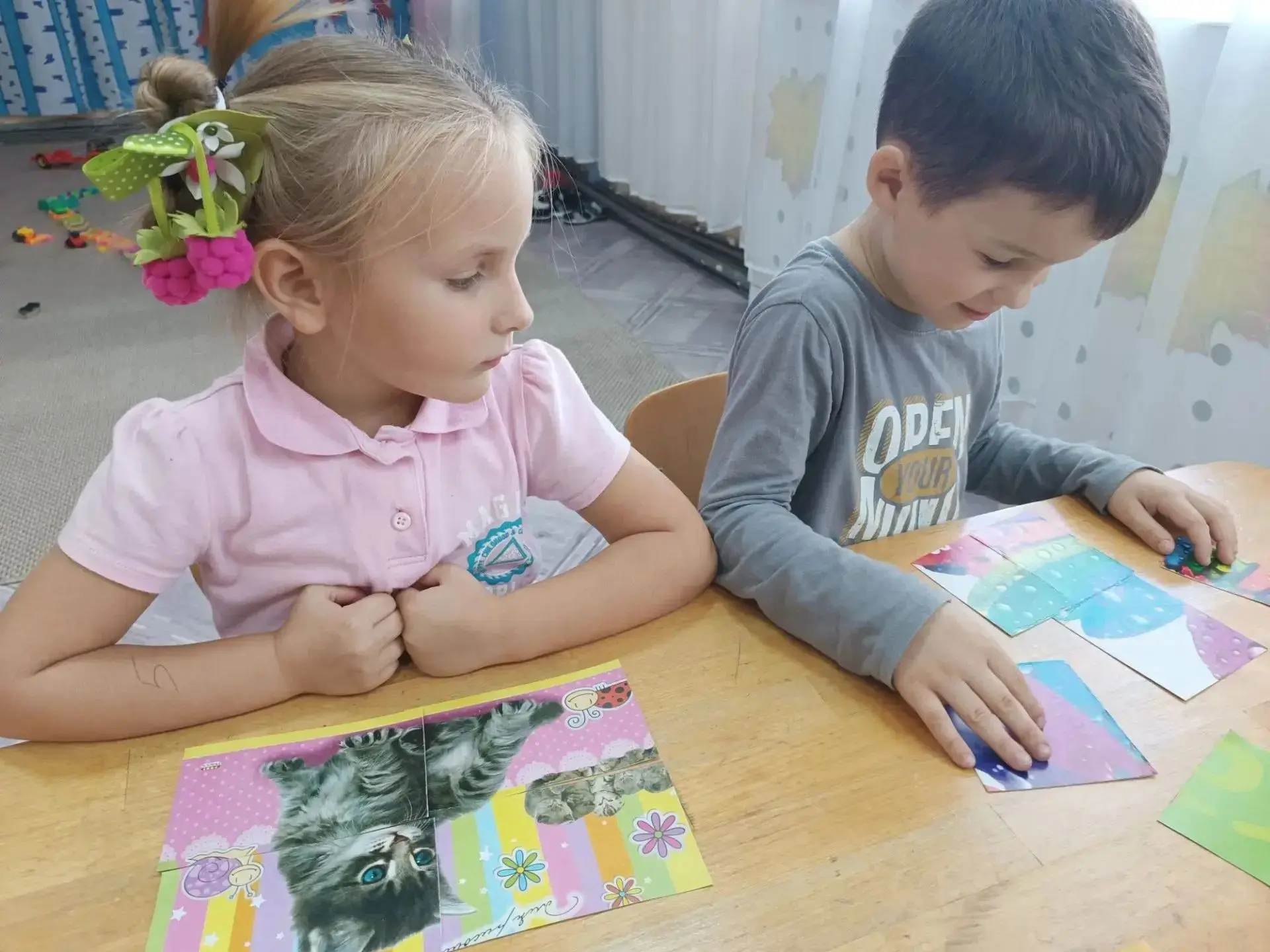 🧩 В нашем детском саду — настоящий праздник логики и дружбы! 🎉Мы с ребятами взялись з...