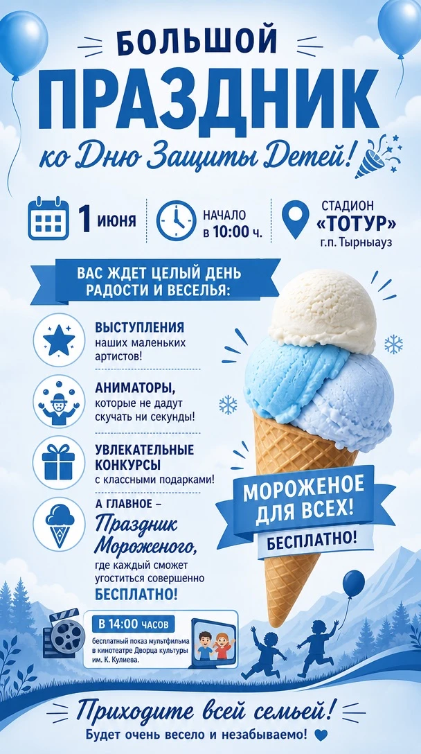 Большой праздник ко Дню Защиты Детей! 🎉