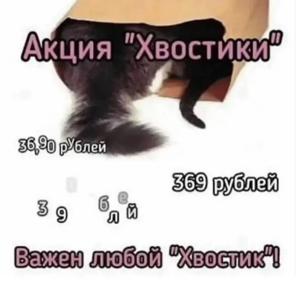 Хвостик для хвостиков! 
Объявляется Акция в помощь наших хвостиков
«ХВОСТИК ДЛЯ ХВОСТИКОВ», направле