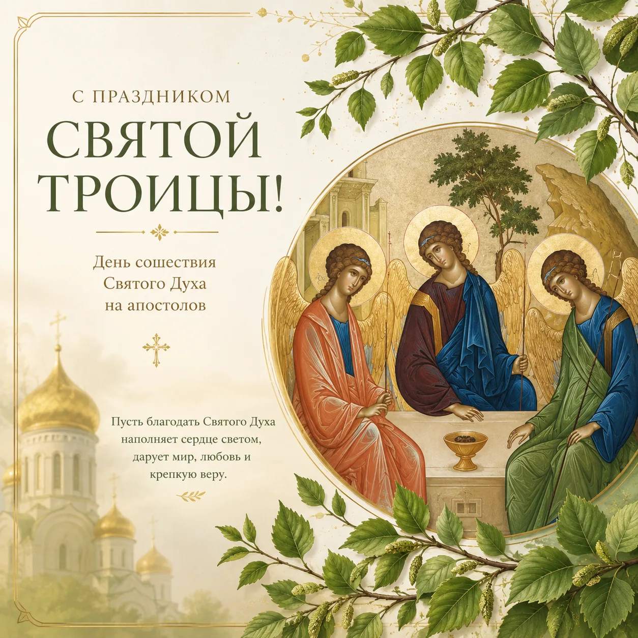 31 мая православные христиане отмечают День Святой Троицы — один из самых важных и почи...