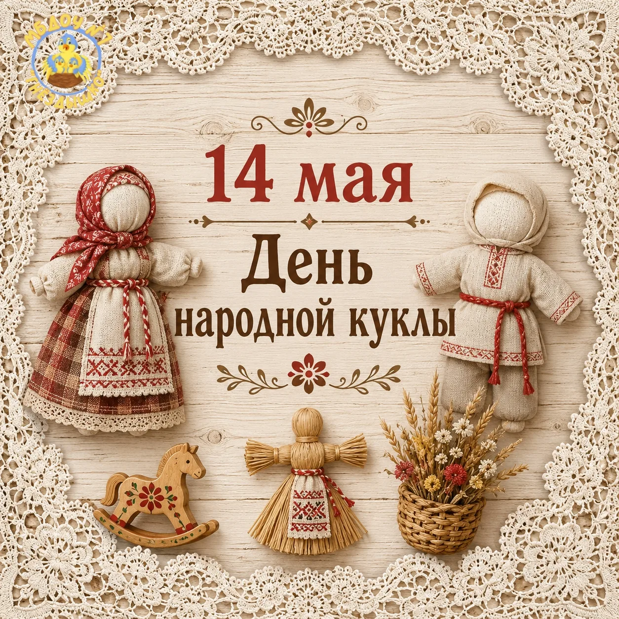 🪆14 мая - День народной куклы.
Куклы разных народов России — это не просто игрушки, а отражение кул
