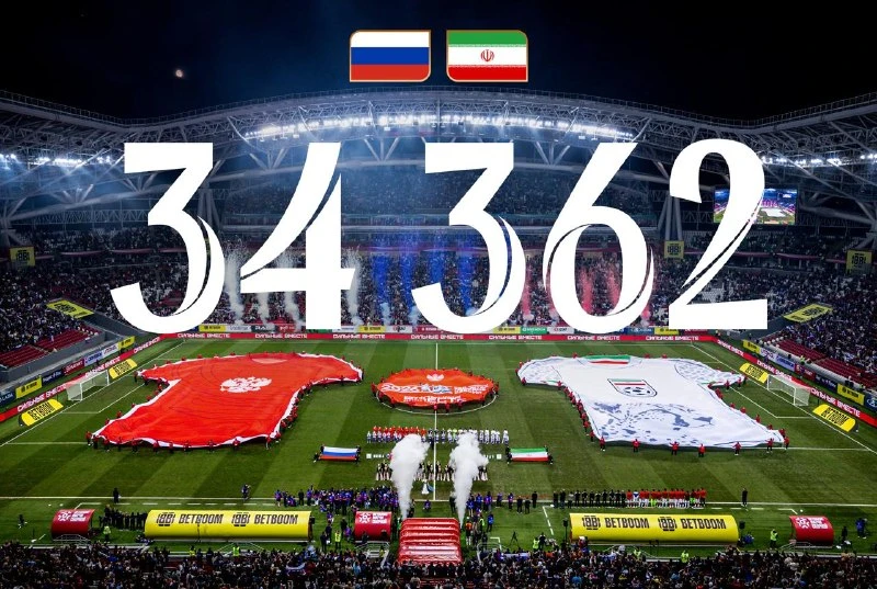 🏟️🇷🇺 34 362 зрителя на игре в Казани!