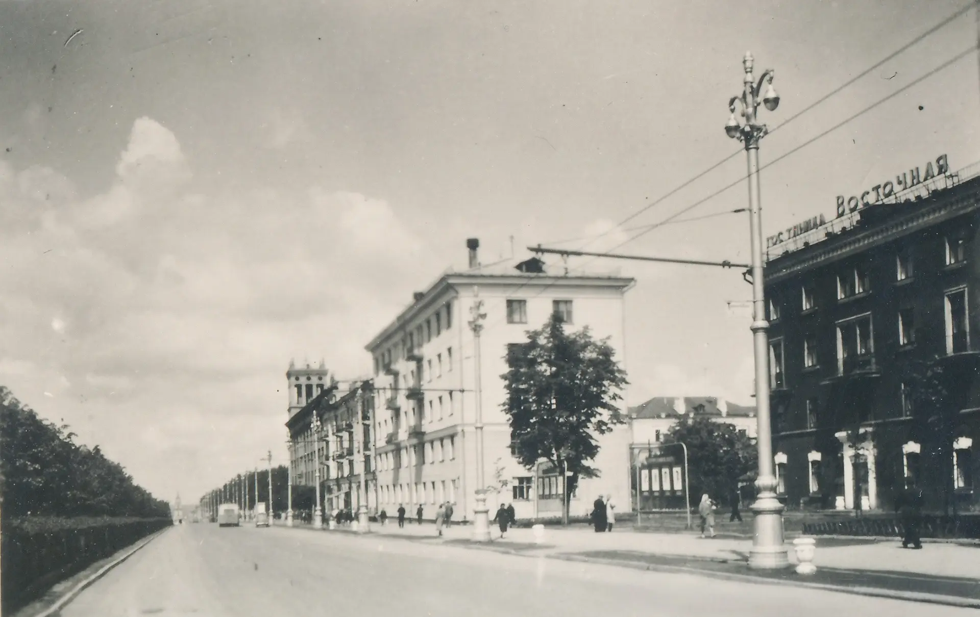 Гостиница "Восточная" на Компросе. г.Пермь. 1969г.