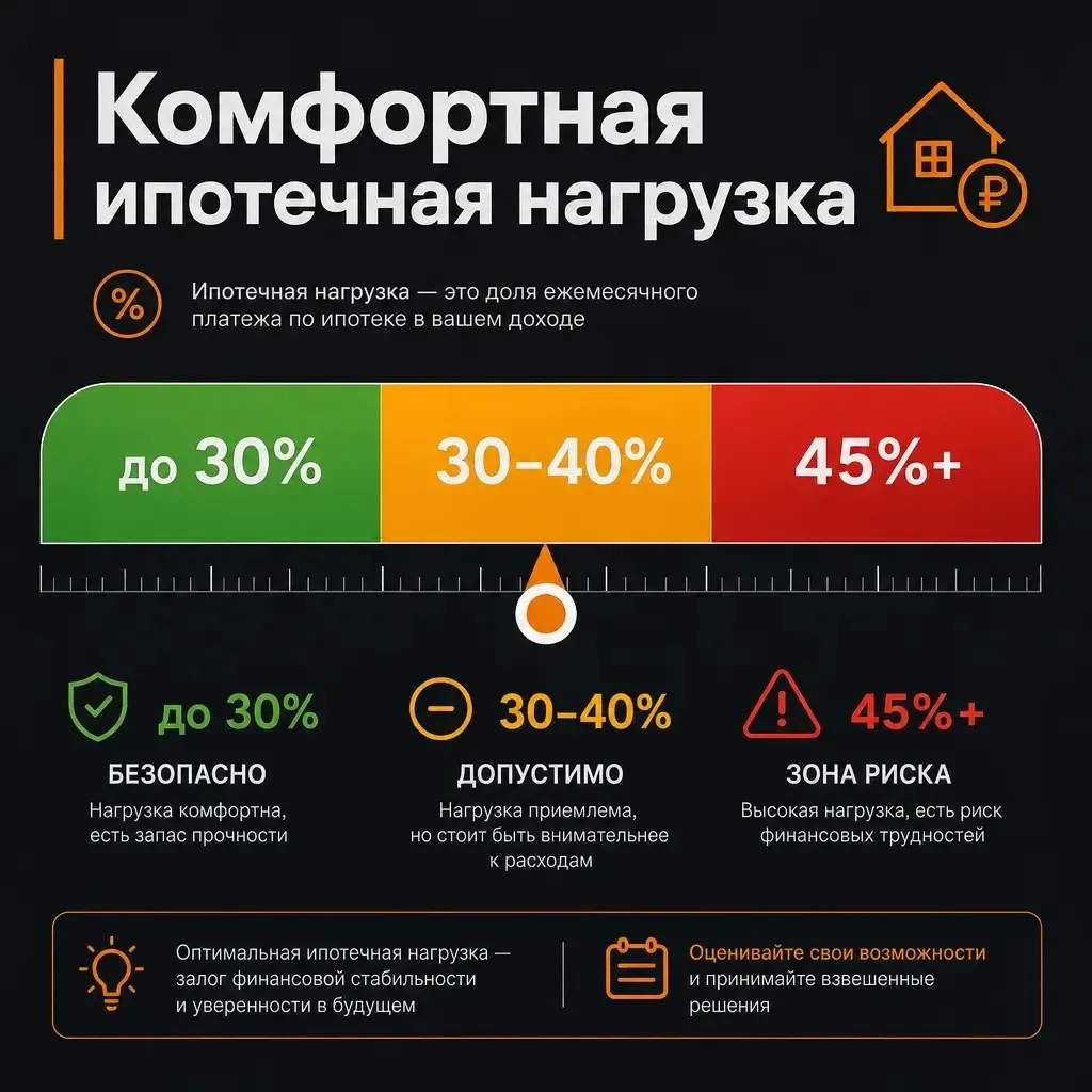 **Комфортная ипотечная нагрузка: как понять, что вы не перегрузились**