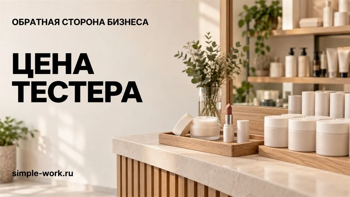 Магазин косметики: тестер тоже стоит денег