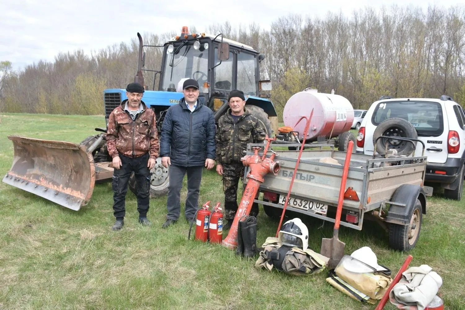 🚒 В районе прошел ежегодный смотр-конкурс добровольных пожарных команд