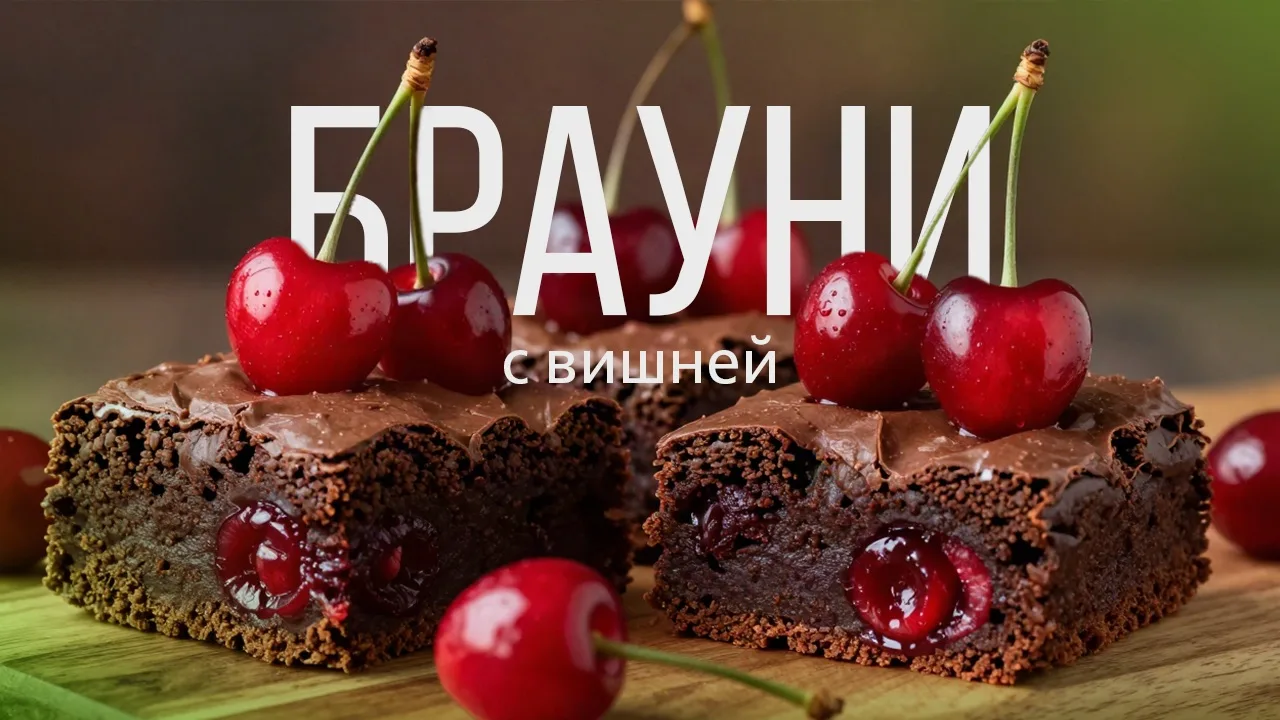 🍰Брауни с вишней | Рецепт

Ингредиенты:
▫️бананы 2 шт
▫️яблочное пюре 130 гр
▫️овсяные хлопья 130 г