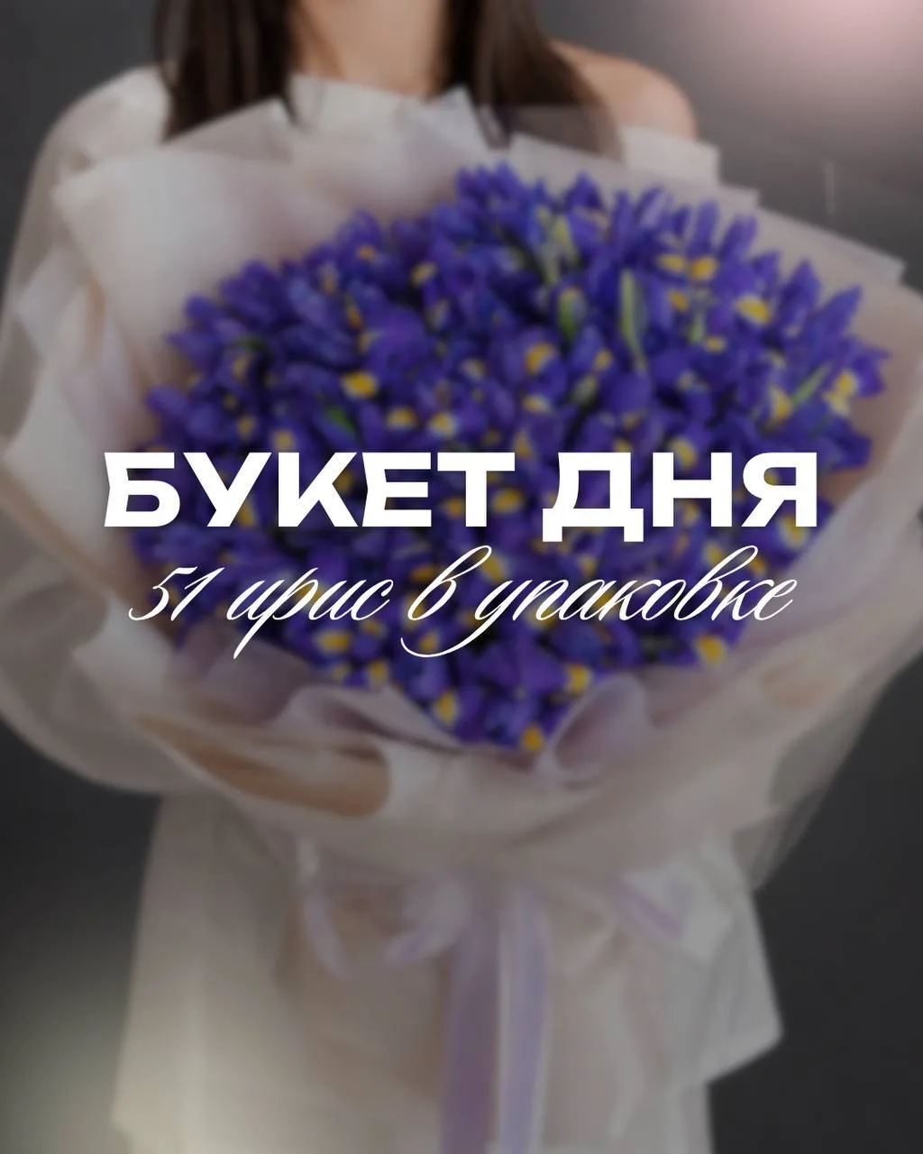 Букет дня сегодня: 51 яркий ирис красивом оформлении! 

Они символизируют доверие, нежность и вдохно