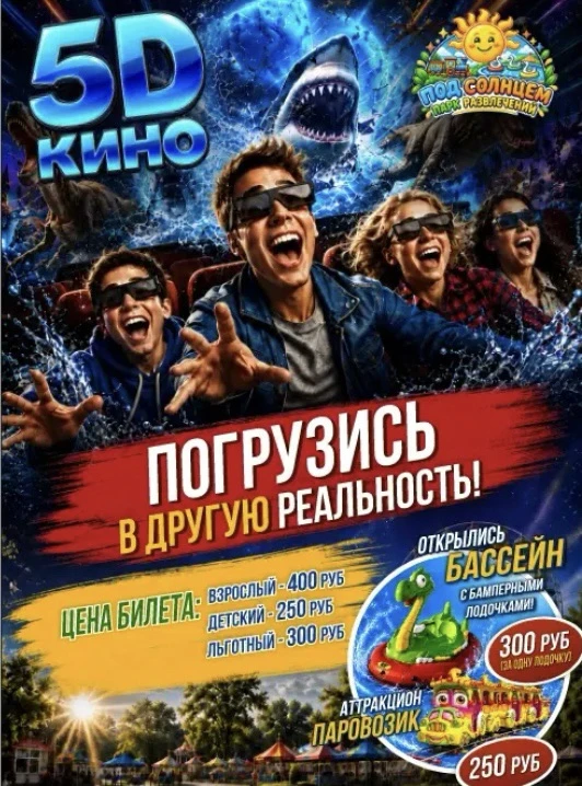 Парк развлечений «Под солнцем» ждет гостей! ☀️🎢