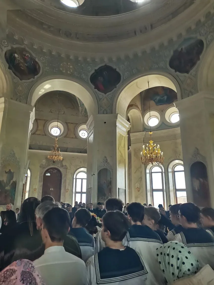 ПАСХАЛЬНЫЙ МОЛЕБЕН ДЛЯ УЧАЩИХСЯ КАДЕТСКИХ КЛАССОВ