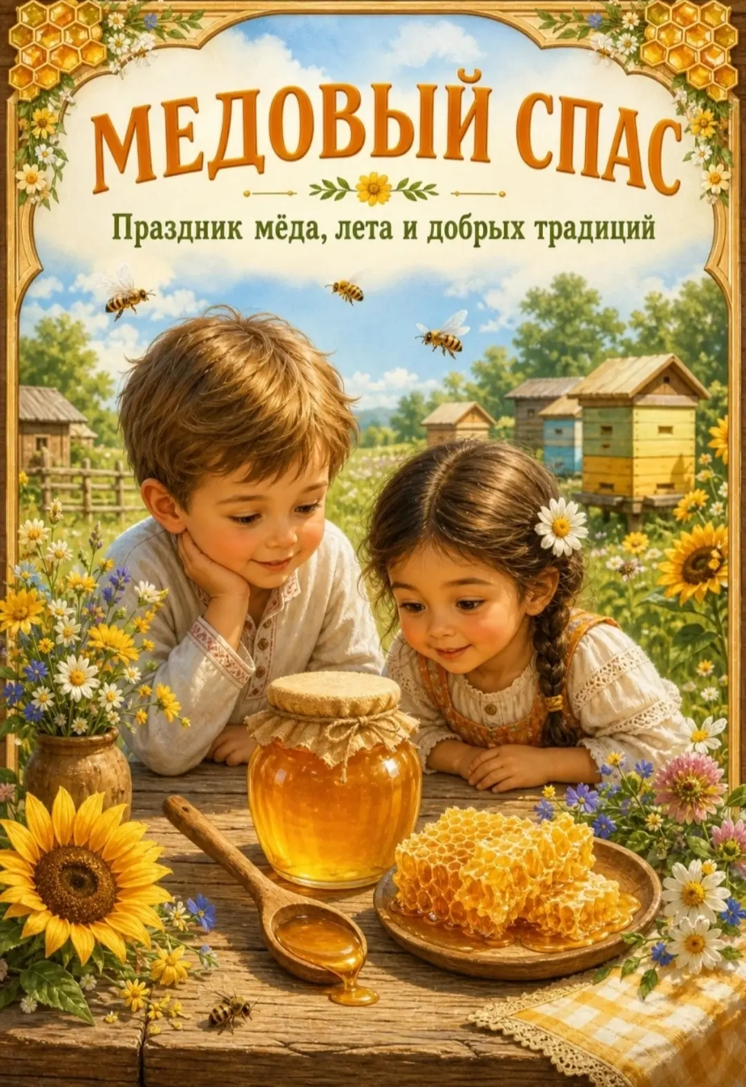 🍯 А вы уже рассказали детям, почему 14 августа называют Медовым Спасом?