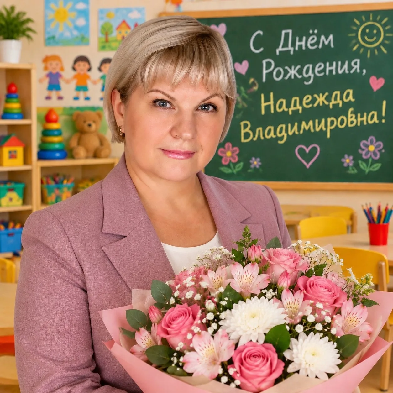 🥳Поздравляем нашего педагога — Мельникову Надежду Владимировну.