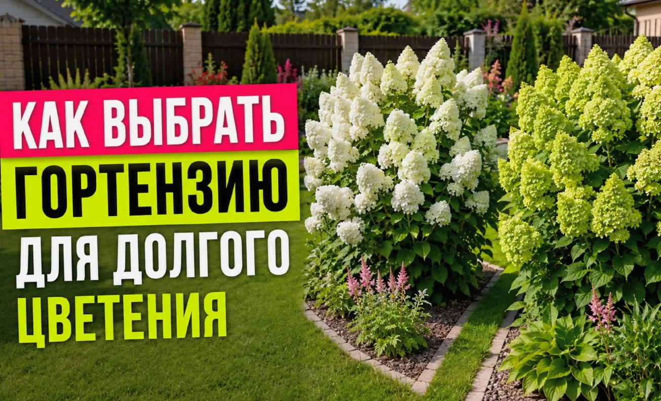 🌸✨ Гортензия метельчатая: сорта, цветущие всё лето

Правильно подобранная метельчатая гортензия цве