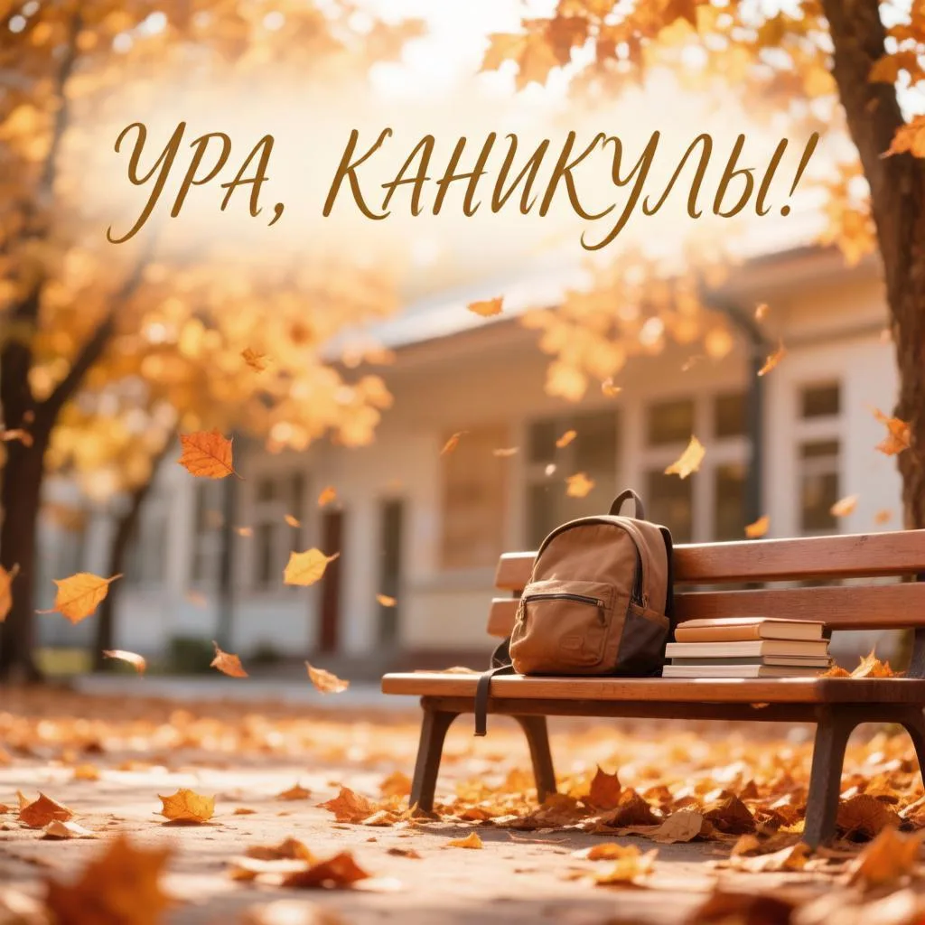 🍂 Ура, каникулы! 🍂
