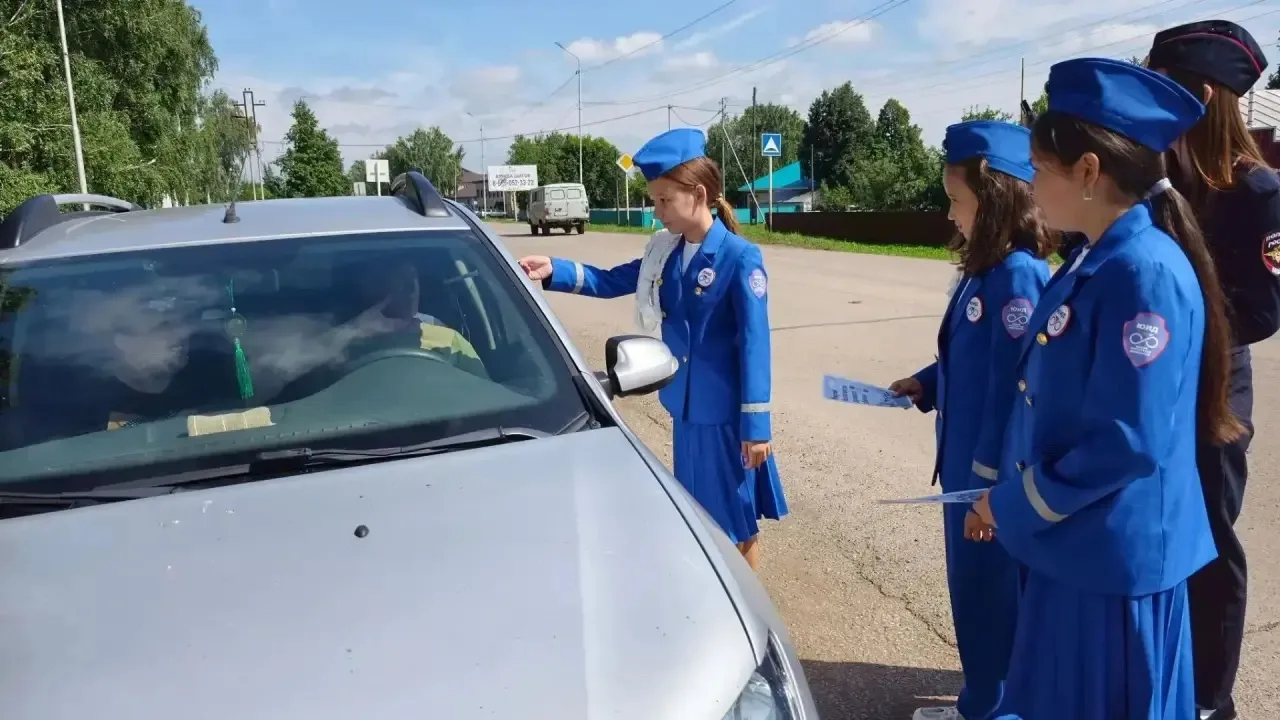 🚨🚔В рамках республиканской профилактической акции «Пассажир №1» учащиеся МБОУ- Гимназия с. Чекмагу