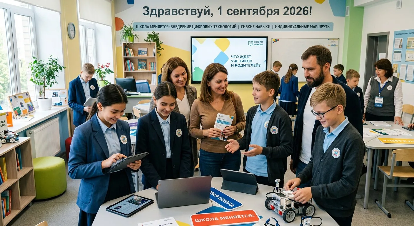Школа меняется: что ждет учеников и родителей с 1 сентября 2026 года?