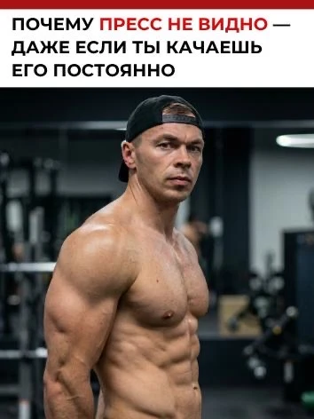 Почему пресс не видно — даже если ты качаешь его постоянно