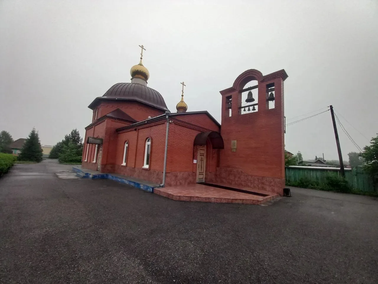 Кемеровская область, посёлок Трудармейский, храм Владимирской иконы Божией Матери, звон...