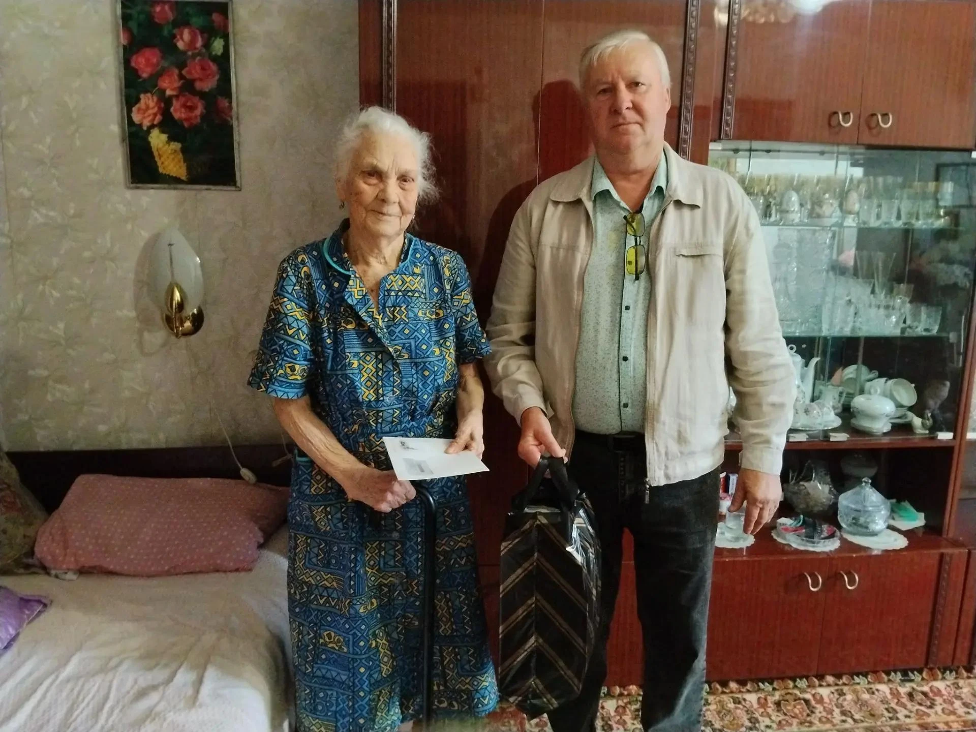 🥳 С 99-летием поздравили труженицу тыла Клавдию Алексеевну Лобачевскую