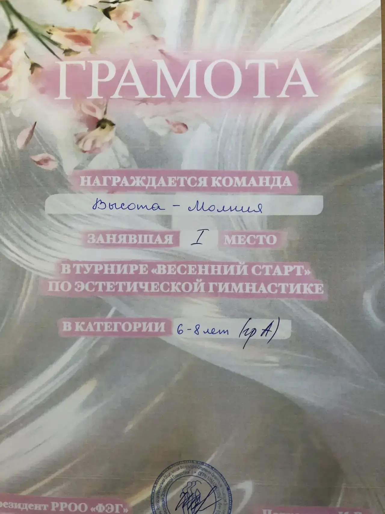 🎉 Отличные новости из мира спорта!  18–19 апреля в Ростове‑на‑Дону прошёл турнир по эстетической гим