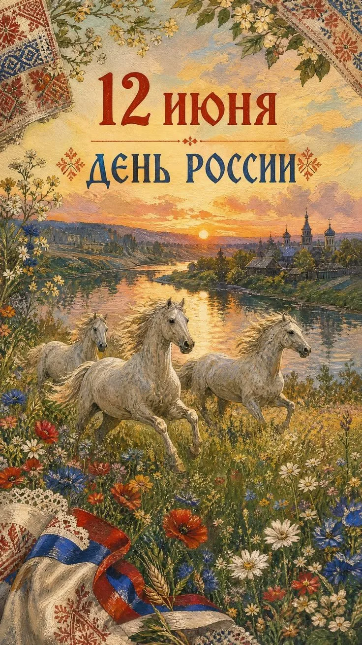 ✨🇷🇺 12 июня — День России

Сегодня мы отмечаем День России — Праздник нашей общей истории, культур