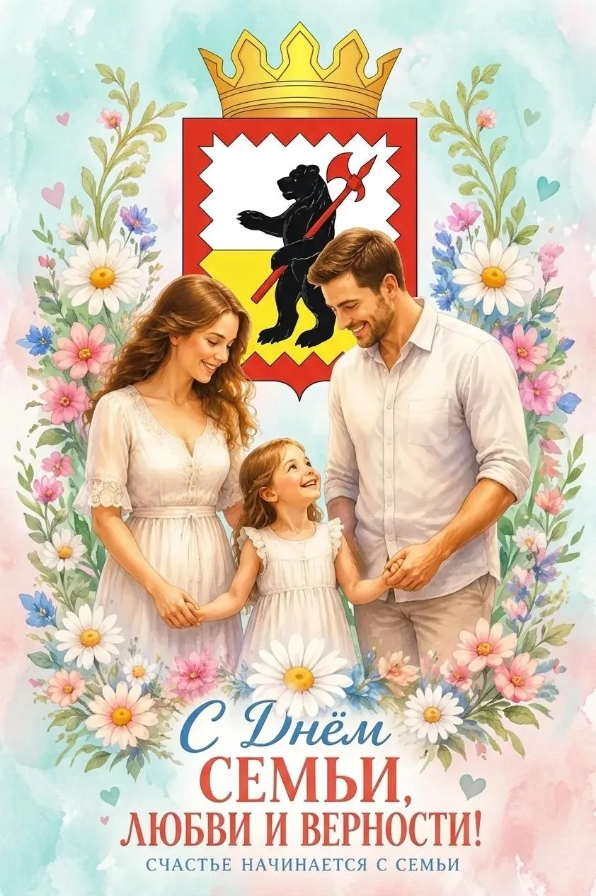С ДНЁМ СЕМЬИ, ЛЮБВИ И ВЕРНОСТИ!