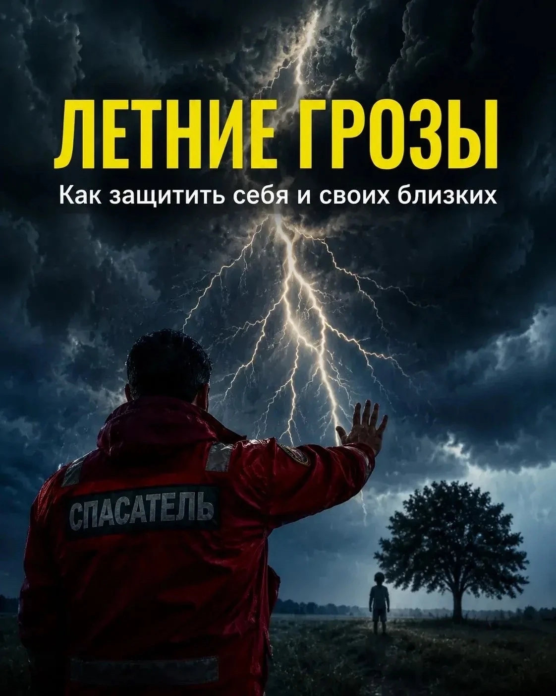 ⛈️🌫️Гроза — это не просто атмосферное явление, а серьёзная угроза, которая может привести к травмам