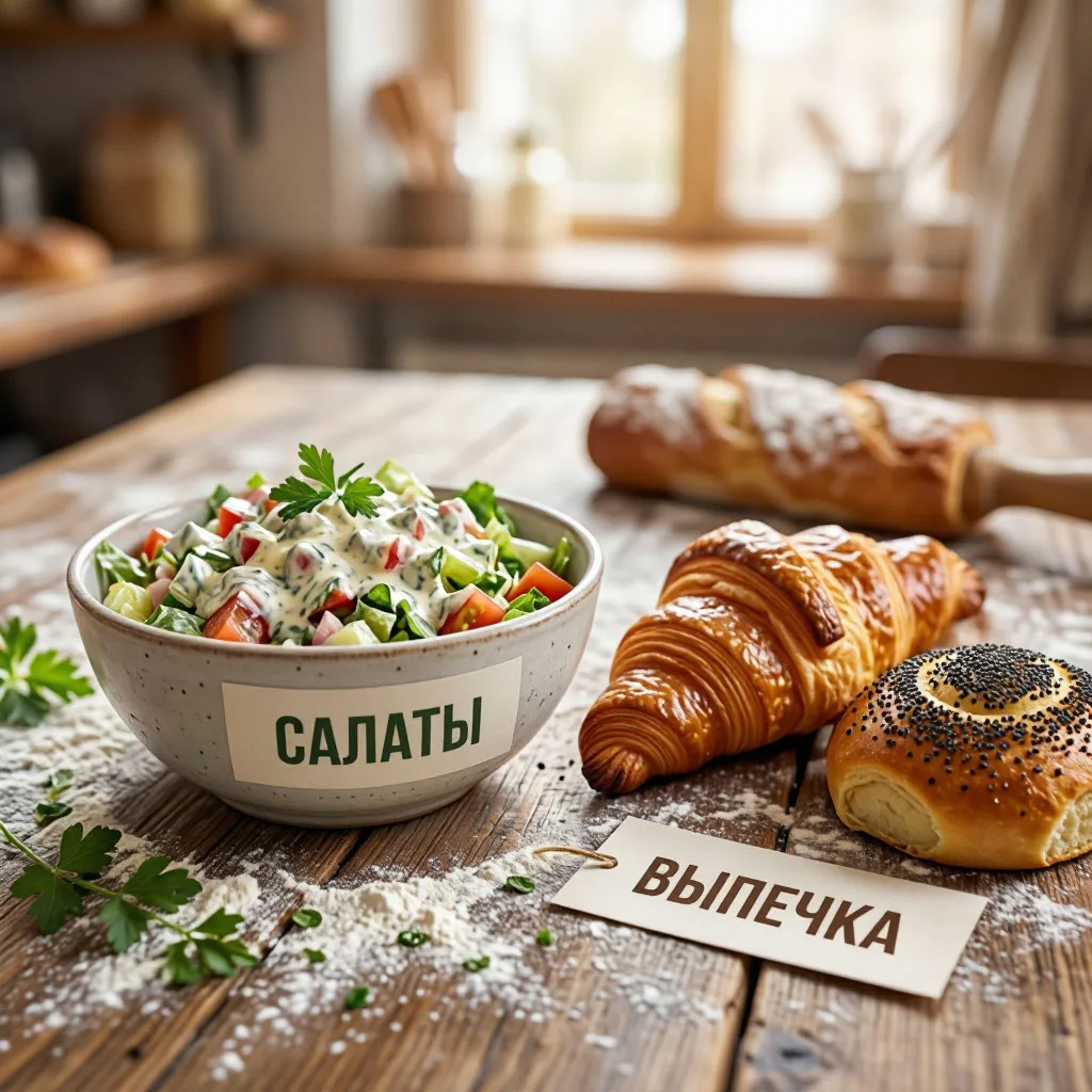 🥗🥧 Мечтаешь о салатах, от которых все в восторге, и выпечке, ради которой хочется бросить все дела