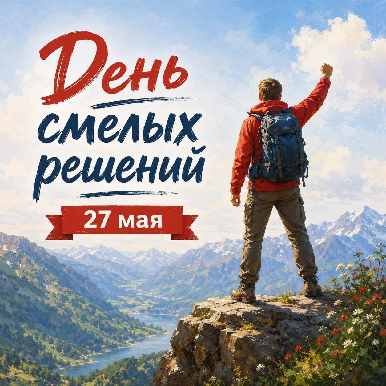 💪✨ 27 мая — День смелых решений ✨😊  Сегодня отличный повод сделать то, на что давно не хватало решим