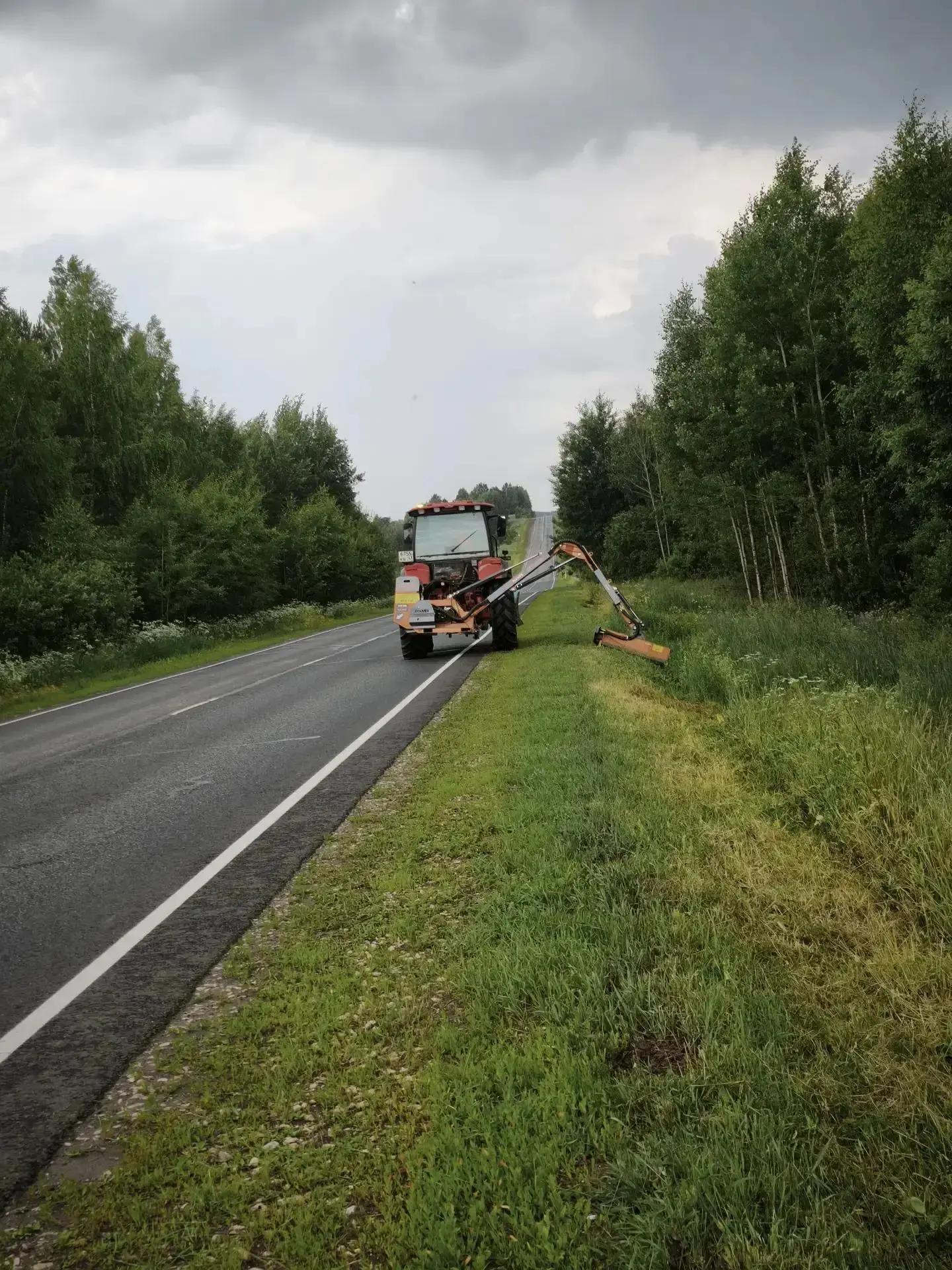 🧹 Команда «Вятавтодор» продолжает ежедневные работы: ликвидирует борщевик, чистит водопропускные тр