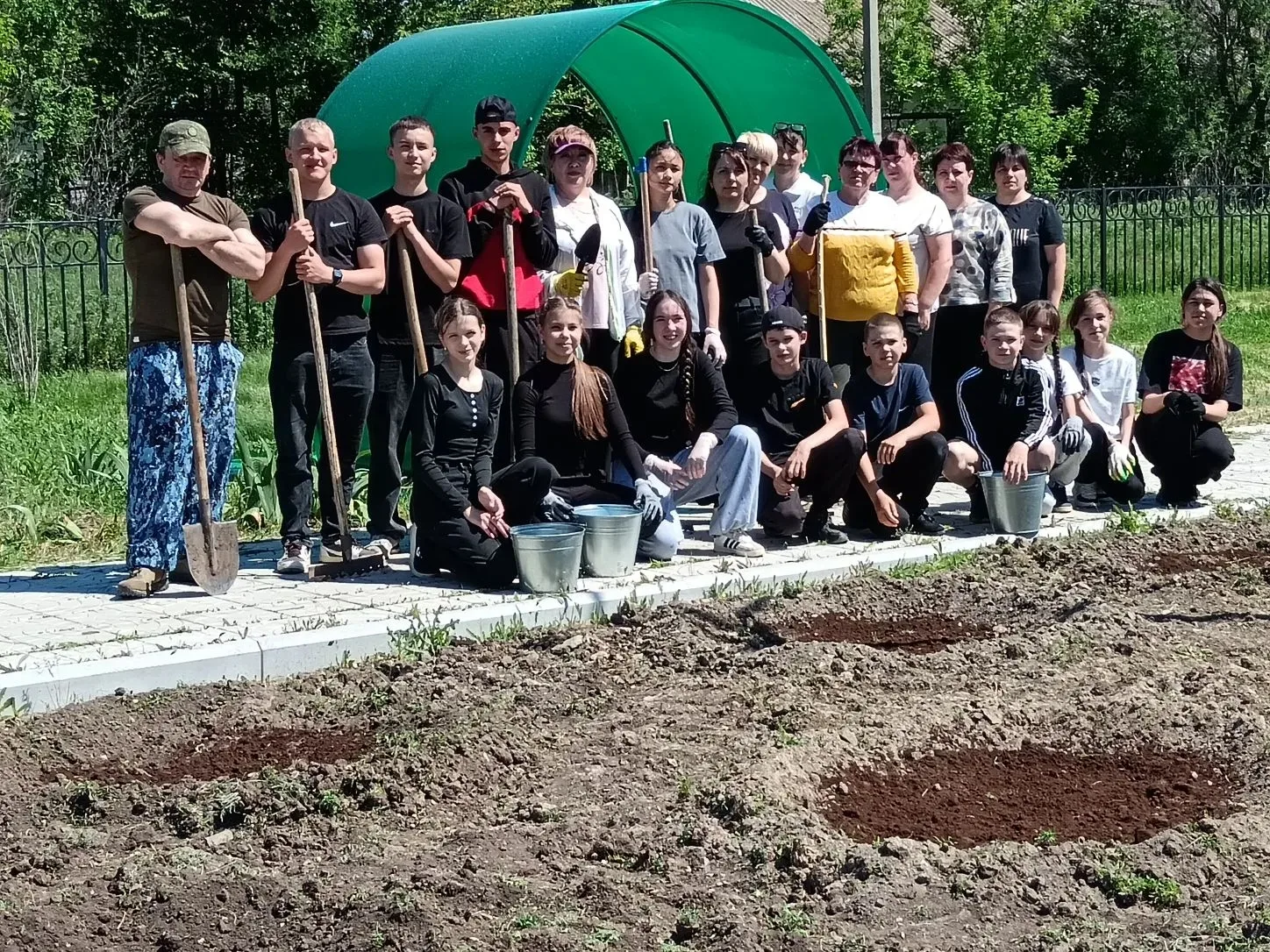 🌷ПОСАДКА ЦВЕТОВ В ЗОНЕ ОТДЫХА С. ПИГАРИ 🌷