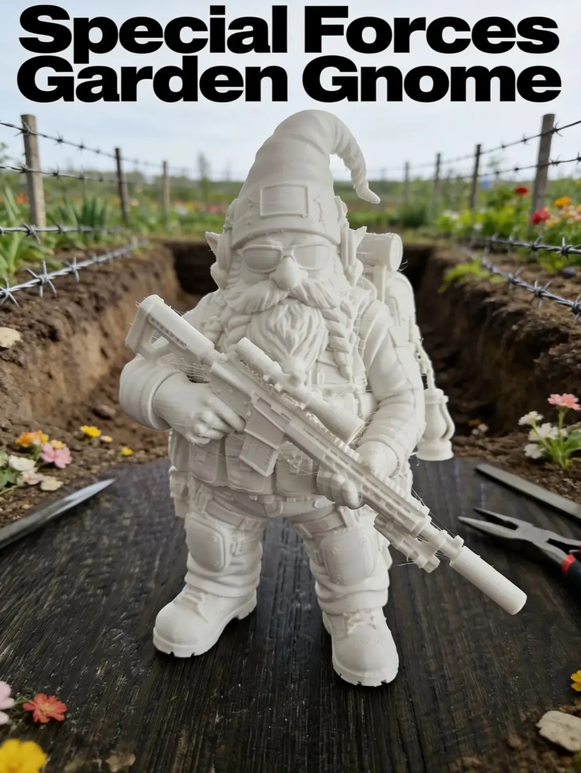 Гном спецназ 3D модель STL
#3d_models #stl #blender #figurines #sculpture #fdm