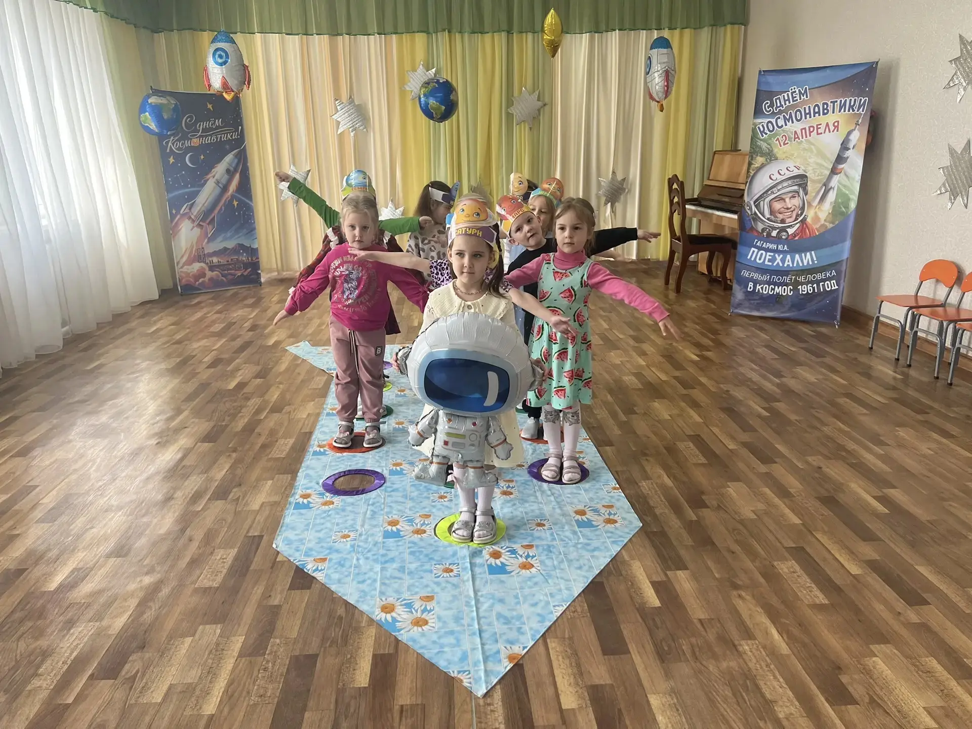 🚀 «Колокольчики» на пути к звёздам! Космические приключения в саду!